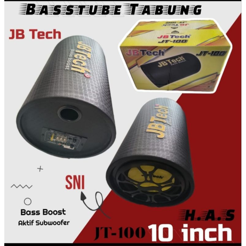 speaker subwoofer active 10in JB Tech JT-100