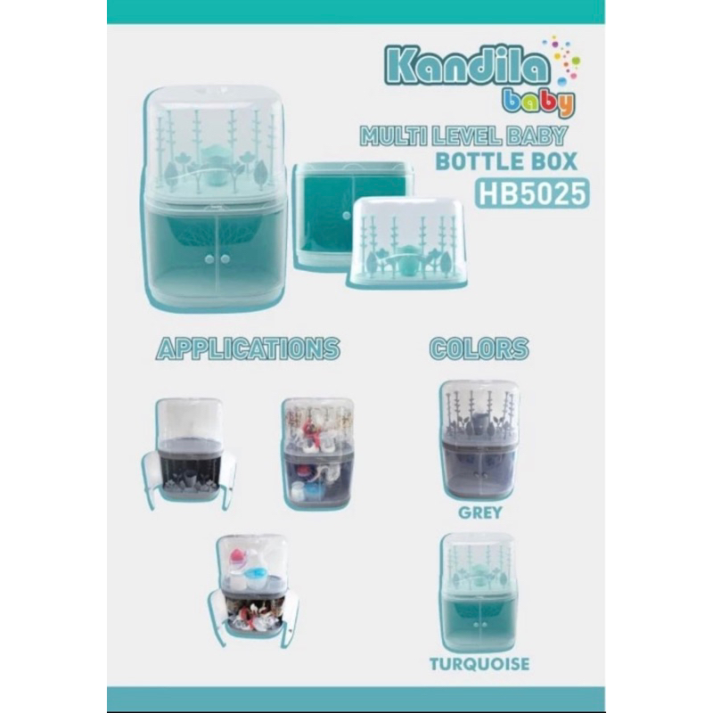 Kandila Multi Level Baby Bottle Box HB5025