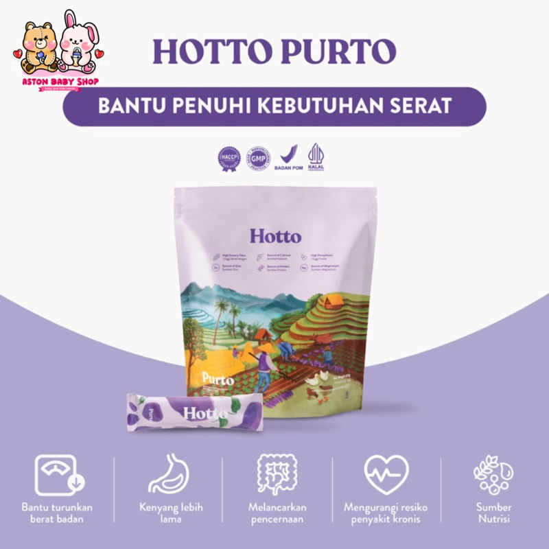 

Hotto Purto Multigrain Oat Cereal Instant Sereal Instant Minuman Kesehatan