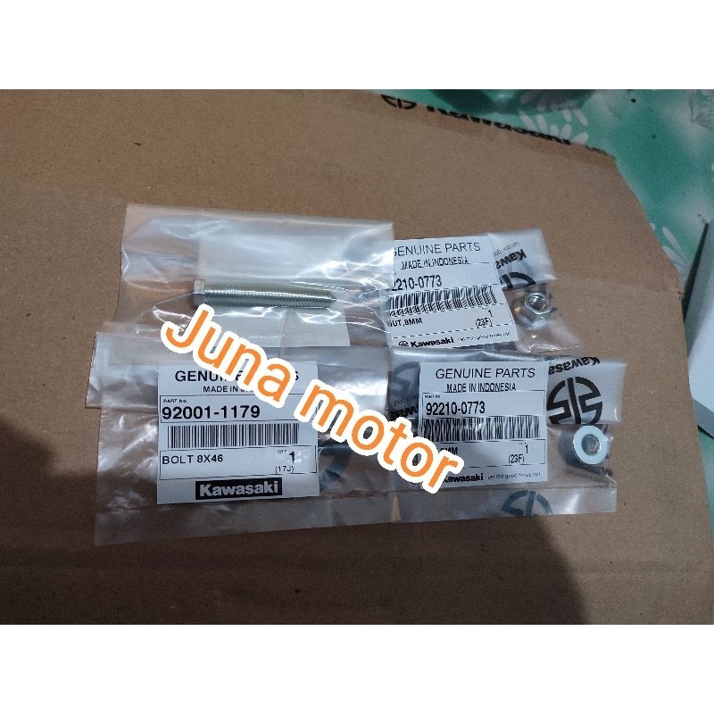 baut setelan rantai rante dan mur KLX 140 original