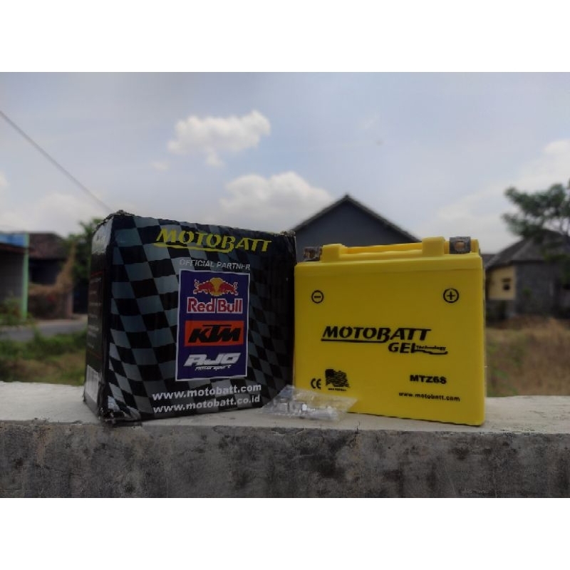 accu motobatt gell 6ampere 5 ampere mtz6s mtz5s beat vario pcx aerox cb gl mp tiger vario 125 vario 