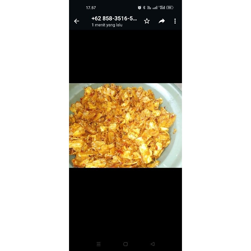 

kripik singkong pedas manis