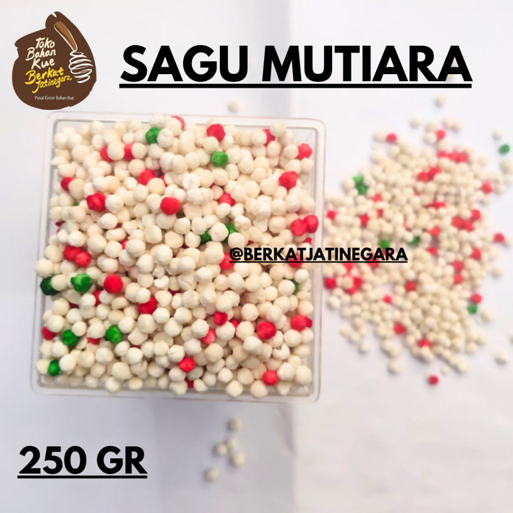 

SAGU MUTIARA KEMASAN 250GR REPACK / SAGU / MUTIARA SAGU