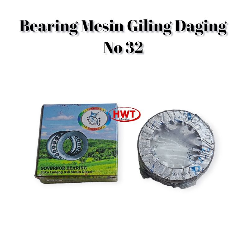 Stok Baru Bearing Mesin Giling Daging No 32 Hijau Tebal