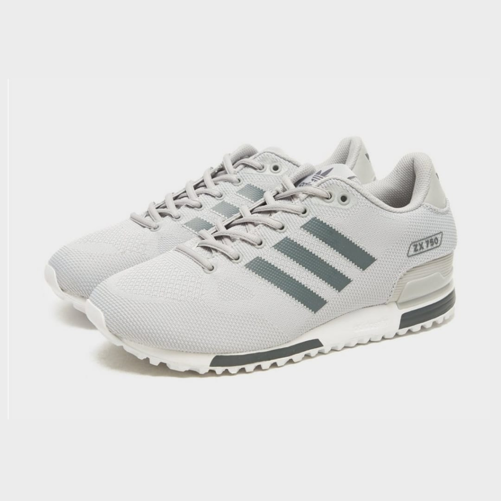 SEPATU PRIA ADIDAS ZX 750 LIGHT GREY/WHITE ORIGINAL