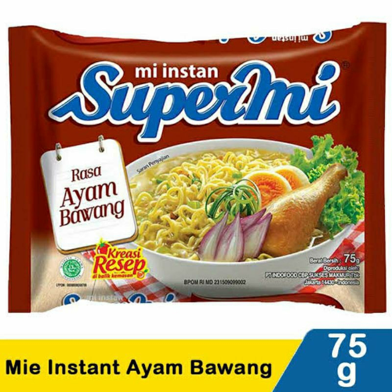 

Supermi ayam bawang