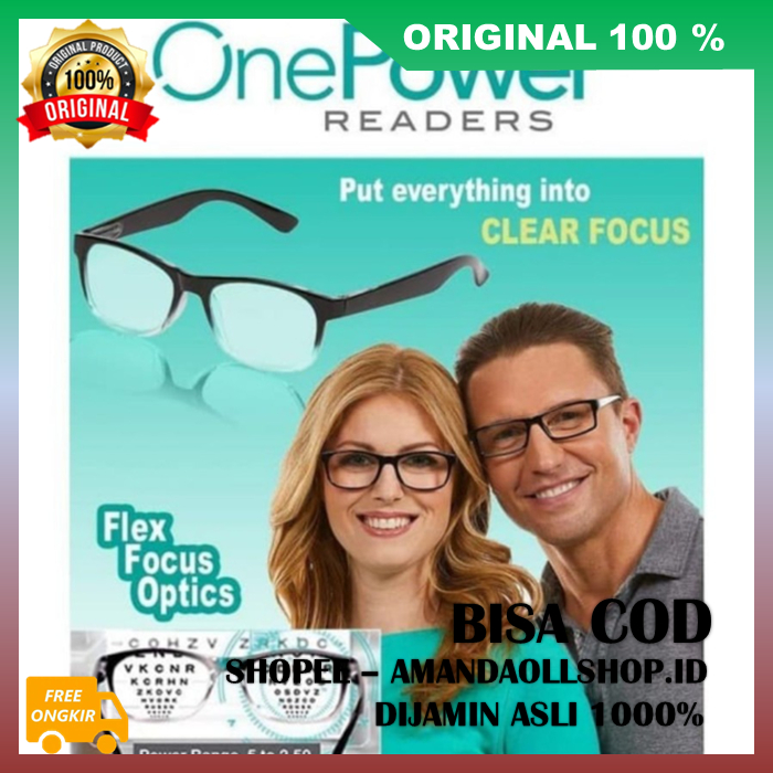 Kacamata Baca Plus Auto Focus KacaMata One Power Baca Fokus Otomatis 100% ASLI
