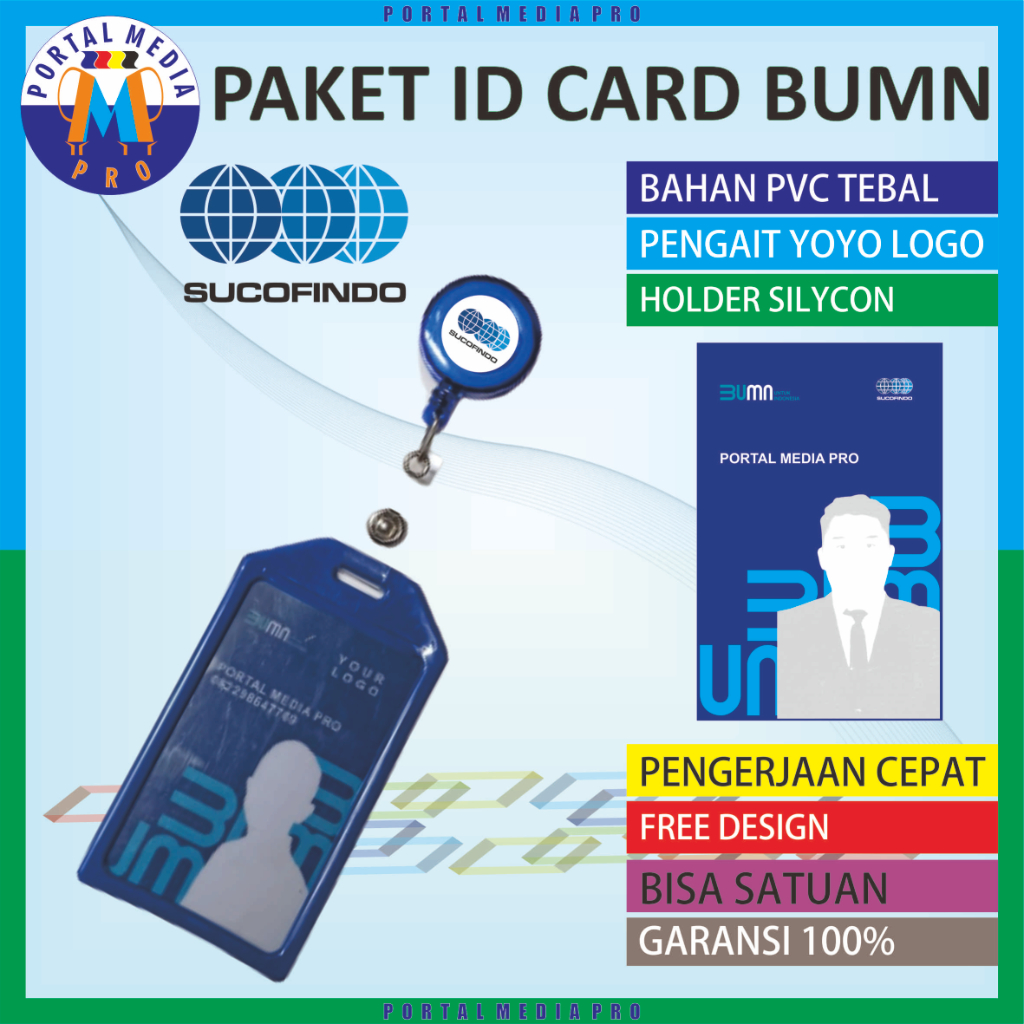 

Id Card BUMN Sucofindo Paket holder yoyo logo