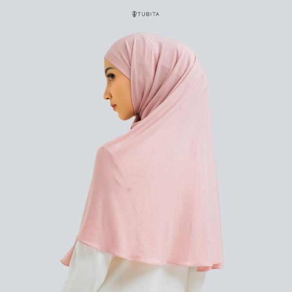 TUBITA - Havva Pashmina Dusty Hijab Instant Jilbab Wanita Polos