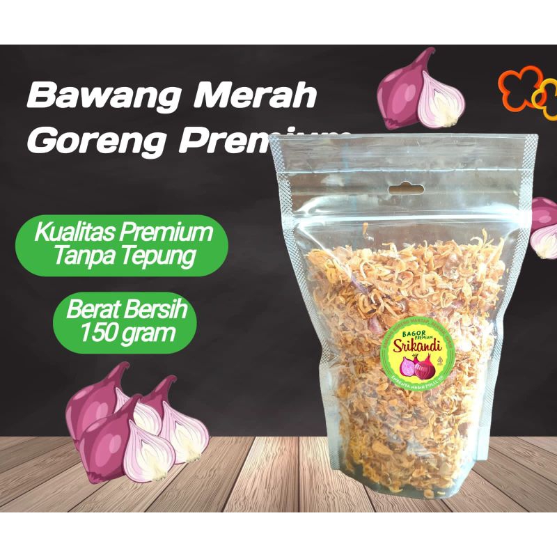 

Bawang Goreng Tanpa Tepung Premium 150gr / Bagor Premium Srikandi