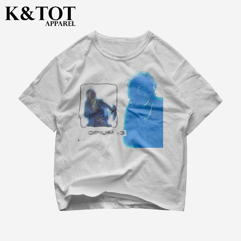 KNTOT - KAOS BAJU OPIUM RAP TEE RAPPER DESTROY LONELY  | TSHIRT OVERSIZE VINTAGE PUTIH BOOTLEG - PRI