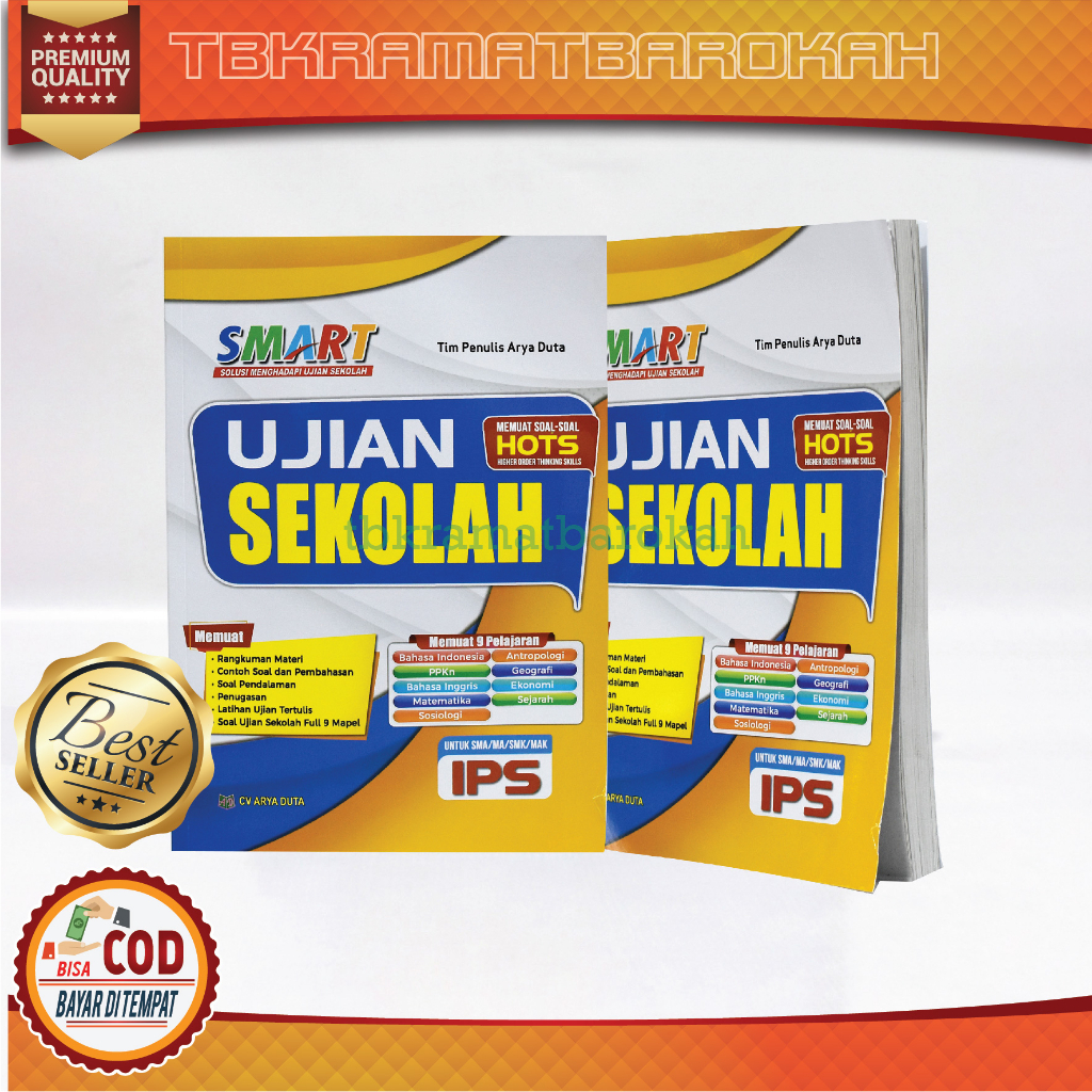 Buku Smart Ujian Sekolah Un Usbn "Solusi Menghadapi Ujian Sekolah" Ujian Sekolah/us Sma/ma, Smk/mak 