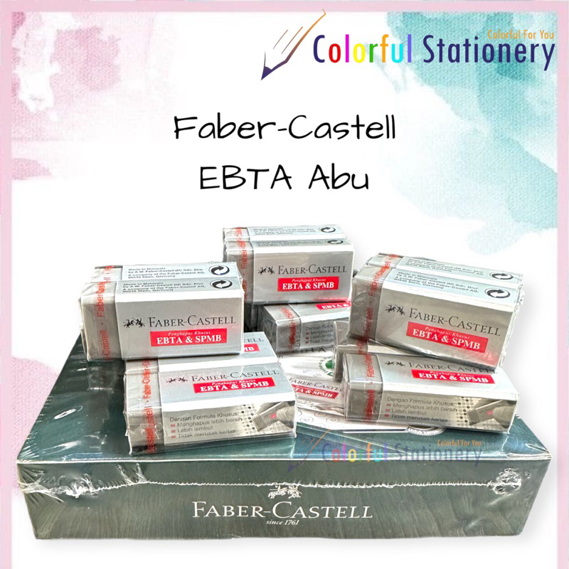 

Penghapus / Eraser Faber Castell EBTA Abu-Abu (Pcs)