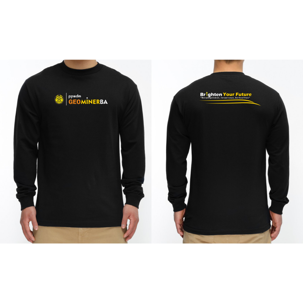 T-SHIRT KAOS LENGAN PANJANG PPSDM GEOMINERBA