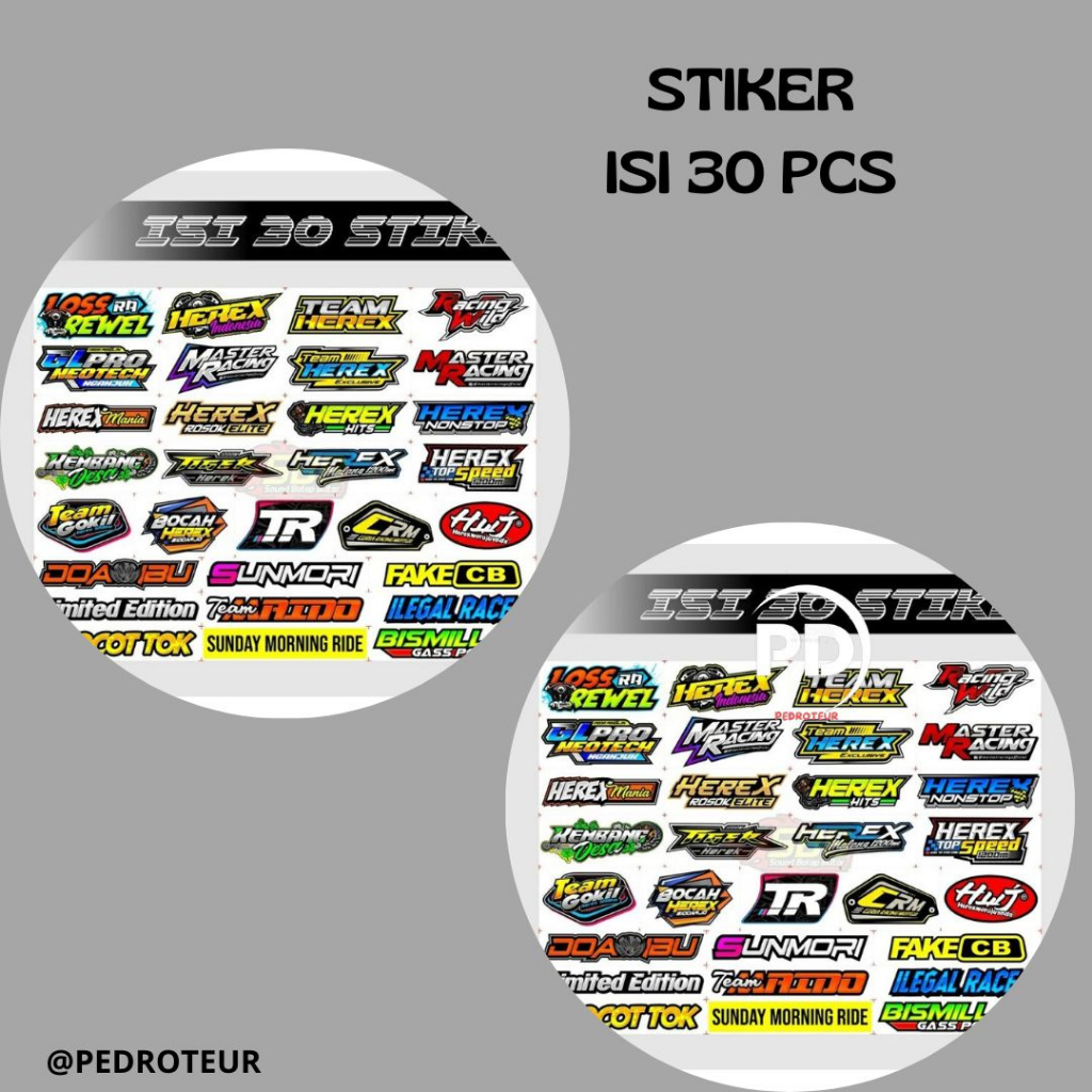 

✰FLASHSALE✰ STICKER // STICKER HEREX // ISI 30PCS
