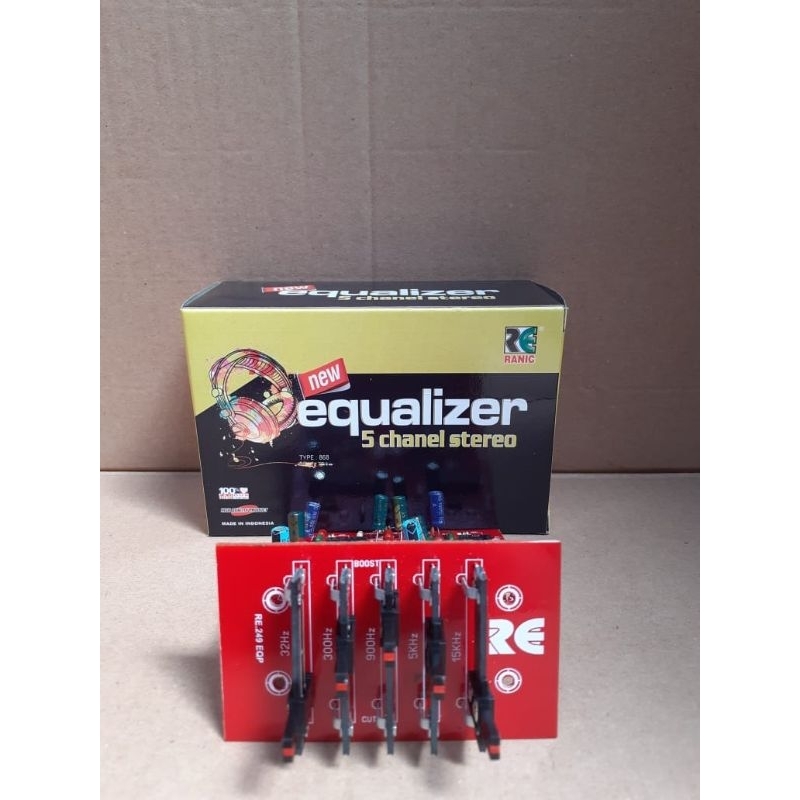 Kit Equalizer 5 Channel Stereo 4x TL084