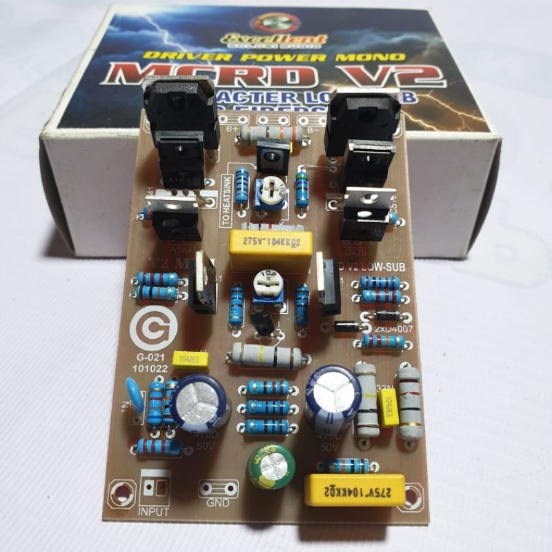 Mcrd V2 karakter Sub pcb fiber fr4 komponen bagus