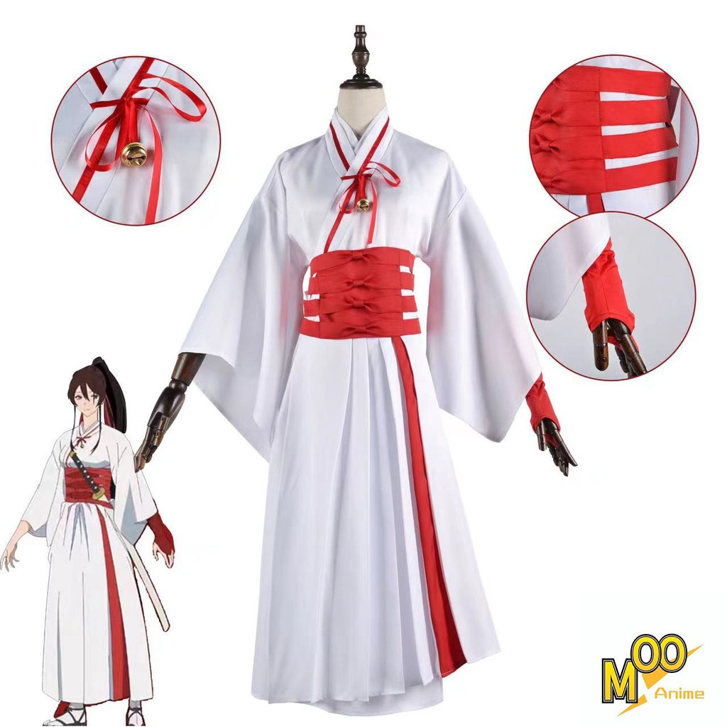 JigokuRaku Sagiri Yamada Asaemon cosplay costume Sagiri Yamada Asaemon cosplay Set and wig and coat