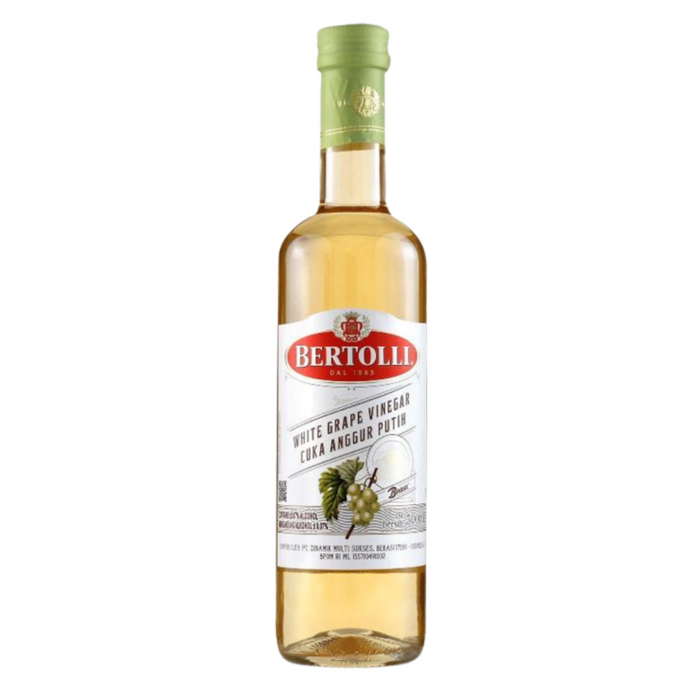 

BERTOLLI WHITE WINE VINEGAR 500ml/ Cuka Anggur Putih