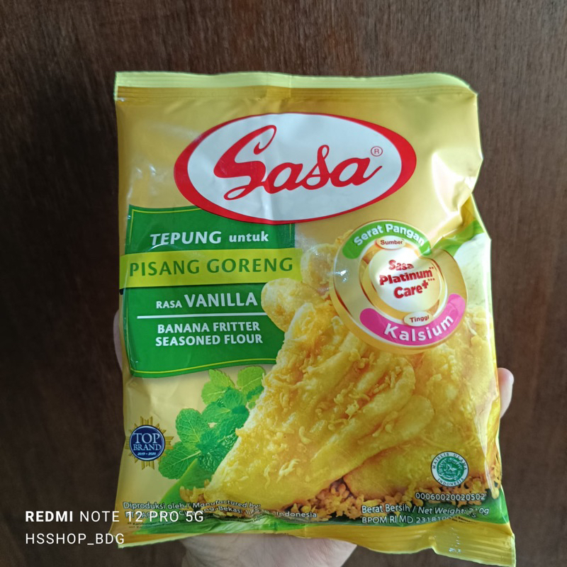 

Tepung Sasa pisang Goreng 225gr