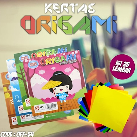 

KERTAS ORIGAMI KERTAS WARNA WARNI 25 LEMBAR SIDU