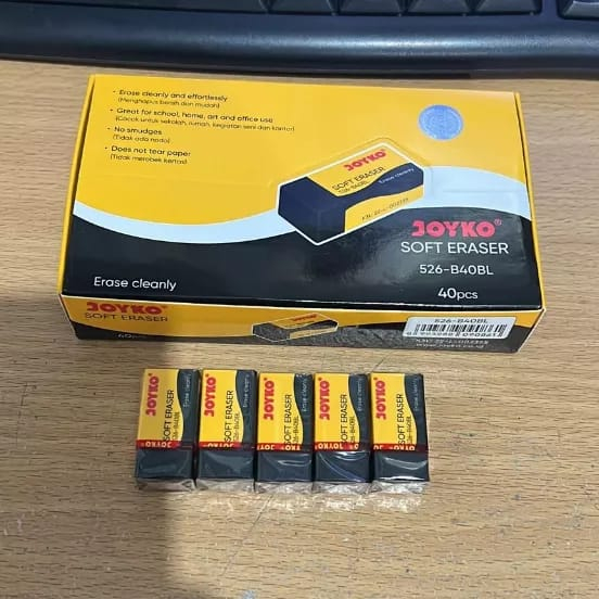 

Eraser / Penghapus hitam Joyko 526-B40BL