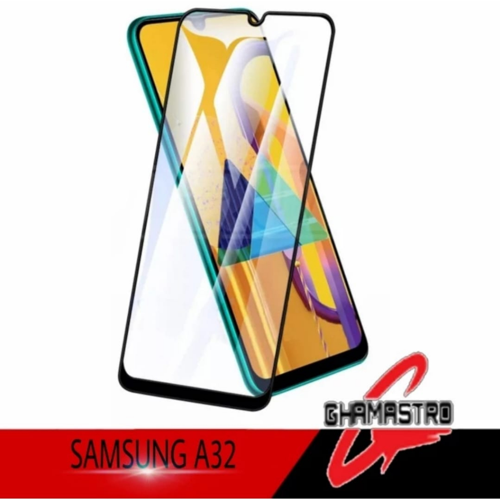 Tempered Glass Full Layar SAMSUNG A32 4G Anti Gores Tempered Glass