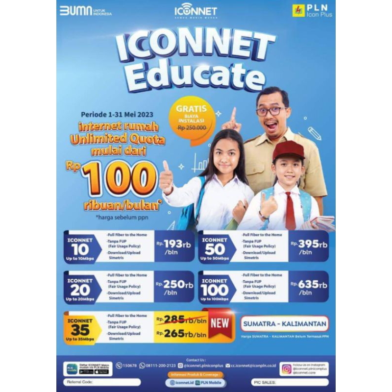 pakai wifi iconnet