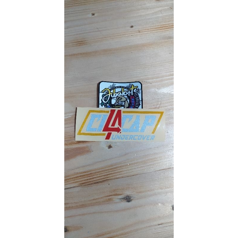 cilacap undercover - stiker putih