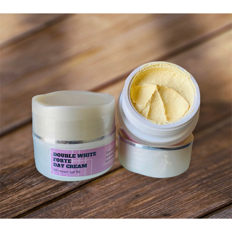 Double white forte Day cream / krim foundetion daily glow