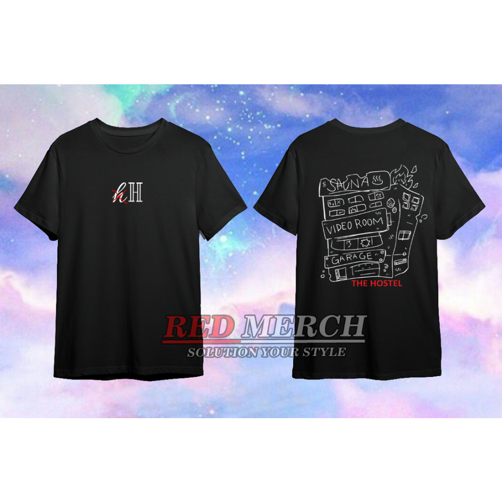 Baju kaos atasan lengan pendek Manhwa Outfit Lookism The Hostel