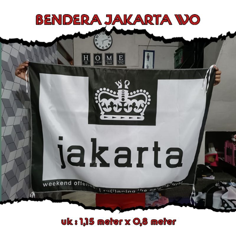 BENDERA JAKARTA WO PERSIJA FLAG BESAR TERMURAH