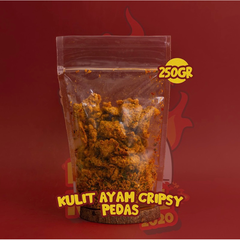 

KULIT AYAM CRISPY PEDAS 250GR