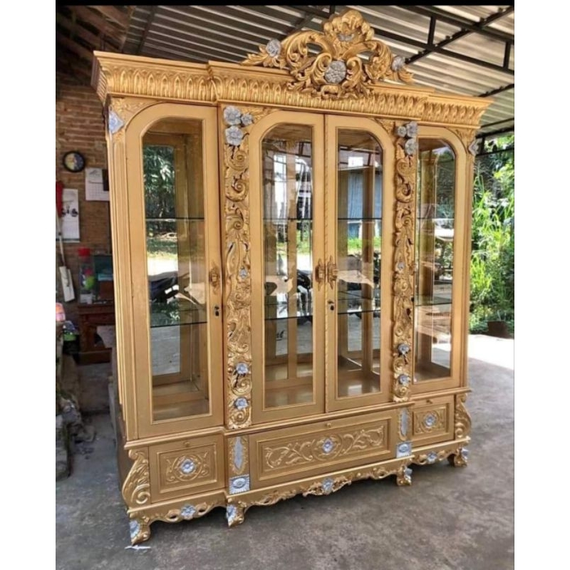 ALMARI BUFET PAJANGAN UKIR LEMARI HIAS UKIR JEPARA