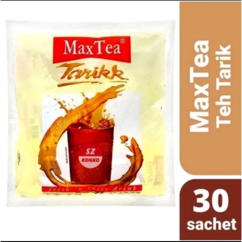 

MAXTEA TEH TARIK ISI 30 sachet .