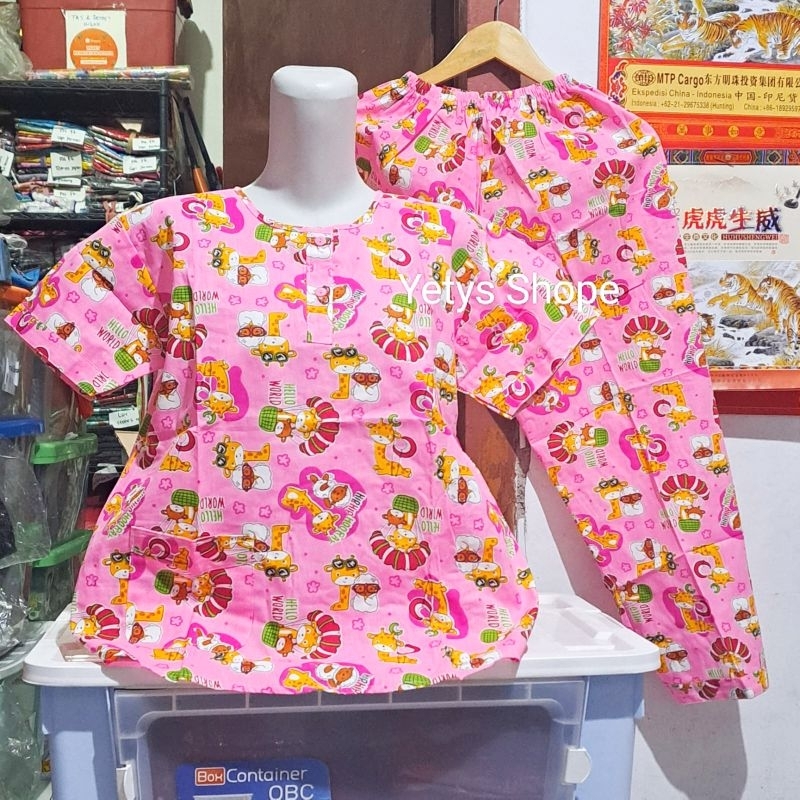 CP ABG Hoki LD98 Baju Tidur Piyama Celana Panjang