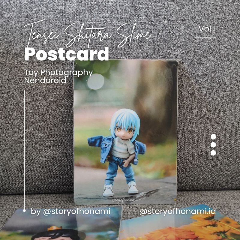 Tensei Shitara Slime Datta Ken Rimuru Postcard Toy Nendoroid Photography