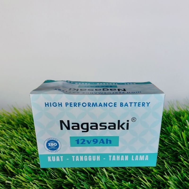 Accu/Aki/Battery sprayer/Aki Nagasaki nagawa 12V-9A untuk tangki cas/ tangki cesan