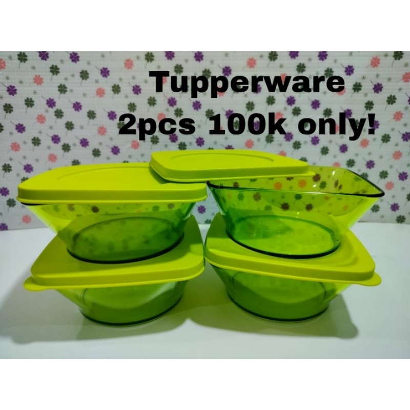 TUPPERWARE ORIGINAL MURAH TEMPAT MAKAN SAYUR