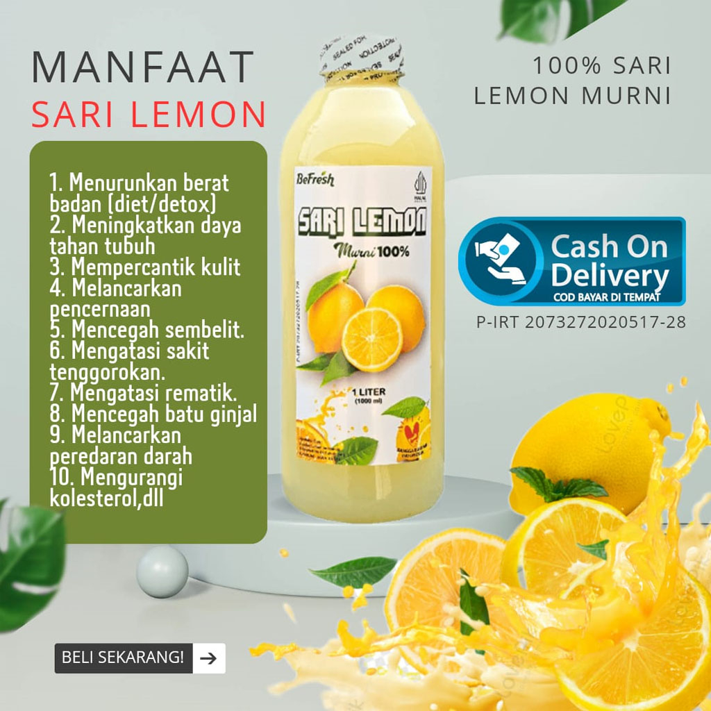 

XMASTER SARI LEMON MURNI 100% ASLI UNTUK DIET 1 LITER