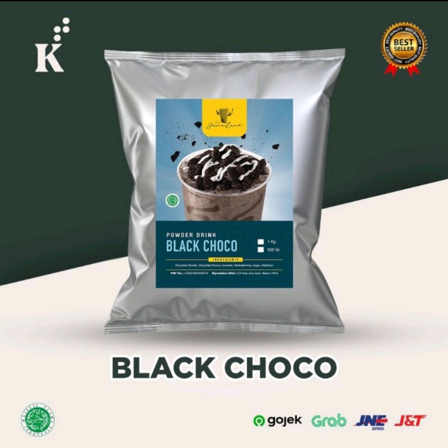 

Black Choco Bubuk Minuman Powder drink original Javaland 1kg