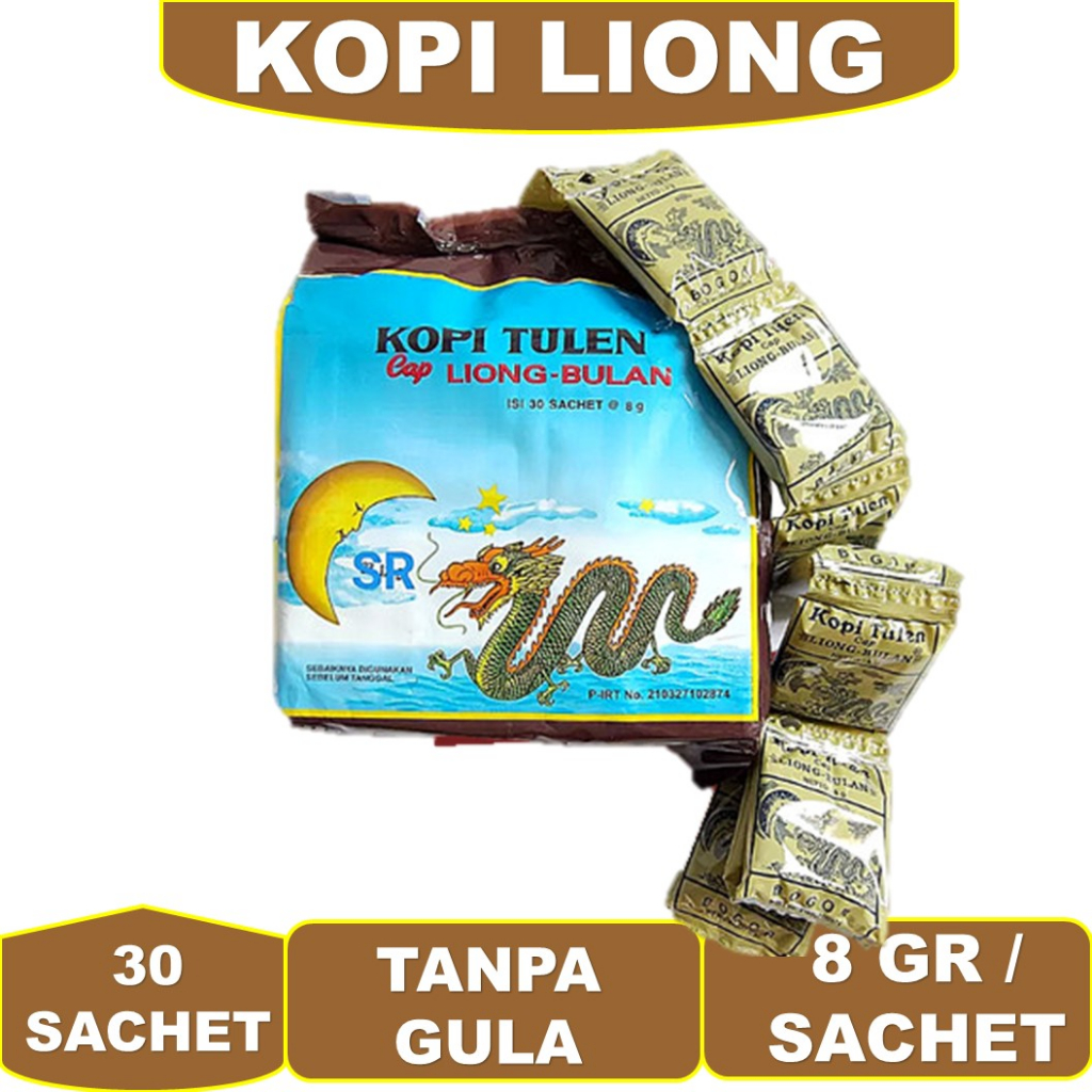 

KOPI LIONG BULAN TANPA GULA 1 PACK ISI 30 PCS