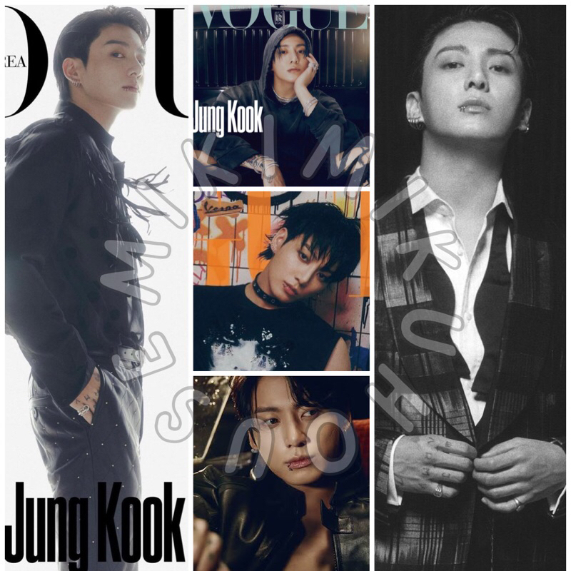 {FIX PRICE} BTS JUNGKOOK VOGUE KOREA MAGAZINE 2023 AUTUMN ISSUE OCTOBER Jungkook x Vogue Majalah Sev