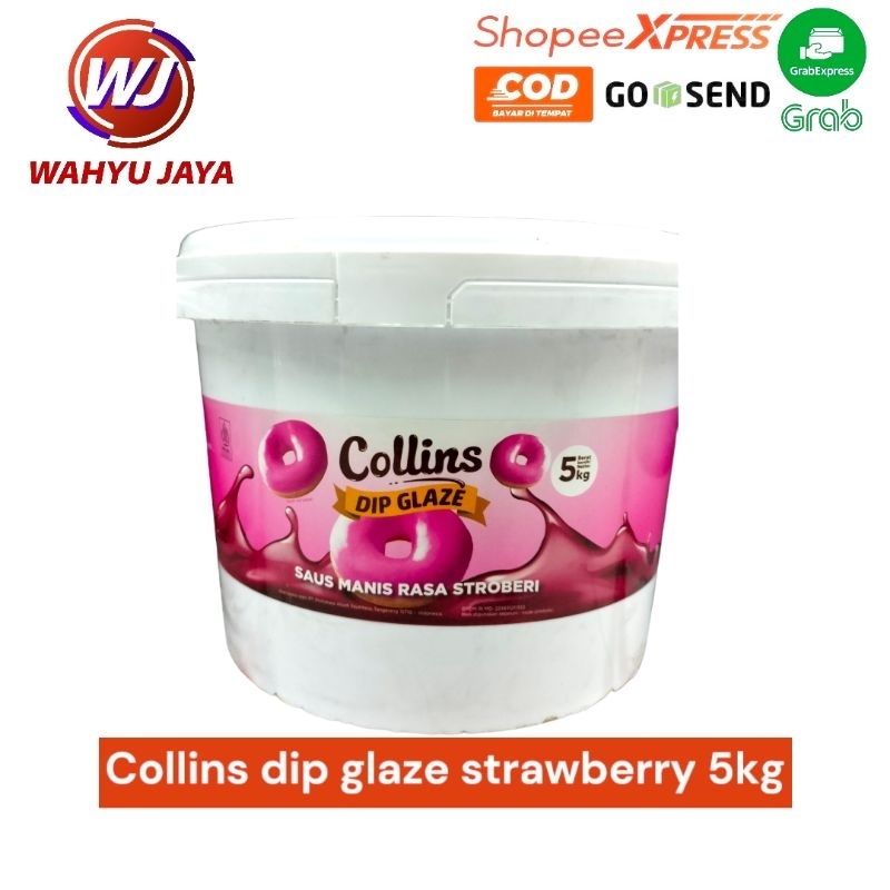 

Collins dip glaze rasa strawberry 5kg
