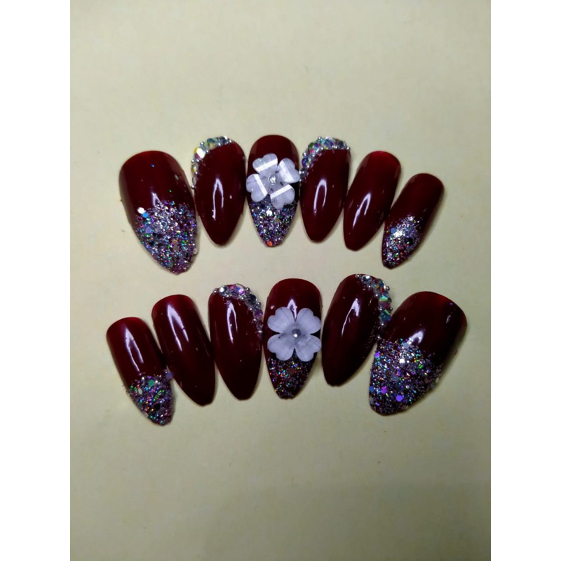 kuku palsu wedding model stilleto