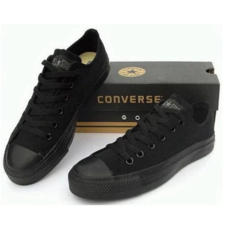 proomo...sepatu Converse allStar full black//sepatu sekolah//sepatu anak