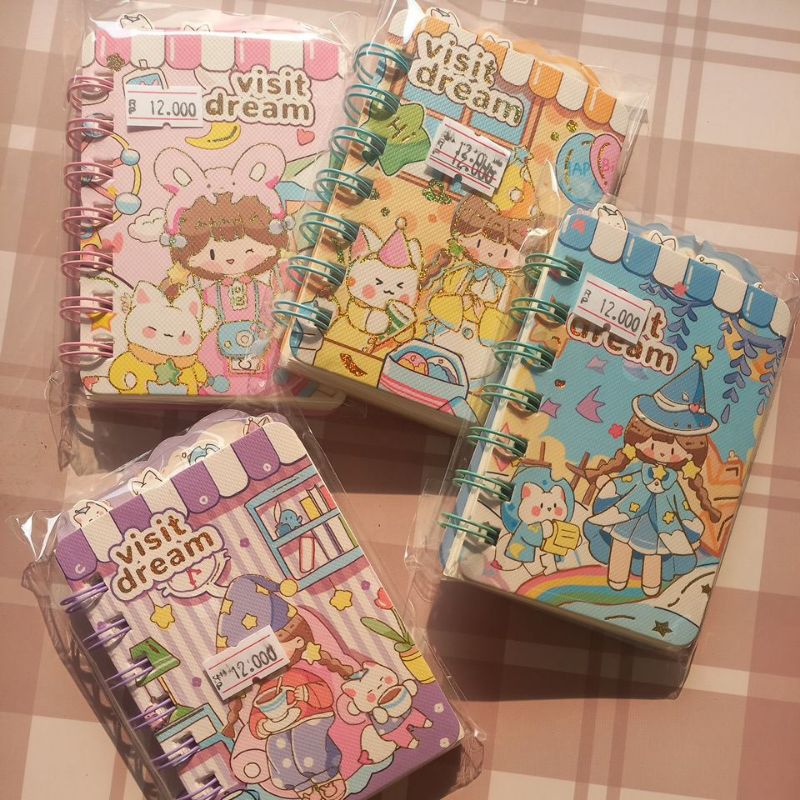 

mini notebook visit dream