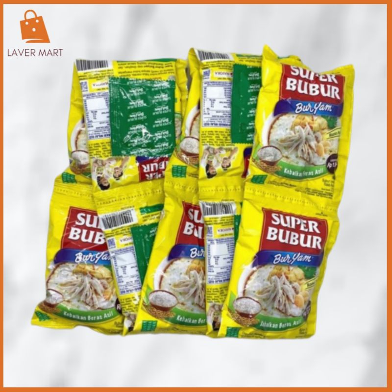 

Super Bubur Buryam Instan Renteng 10 Pcs 22gram