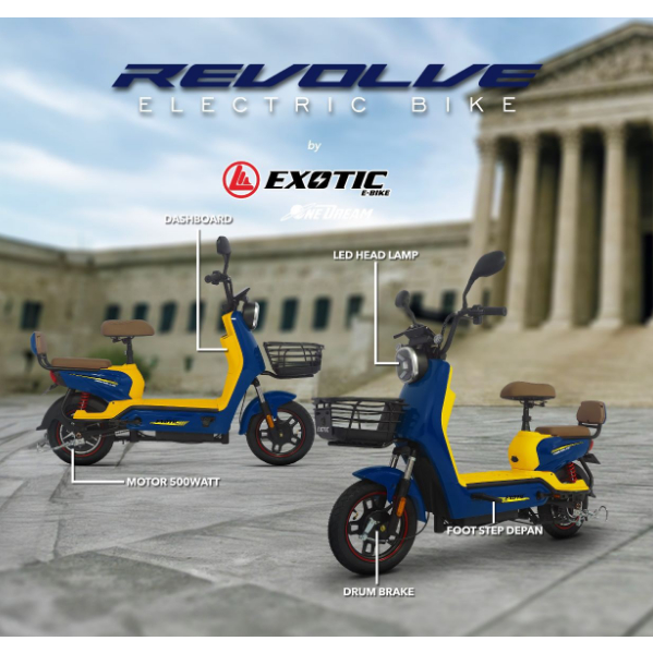 Sepeda Listrik Exotic Revolve Original