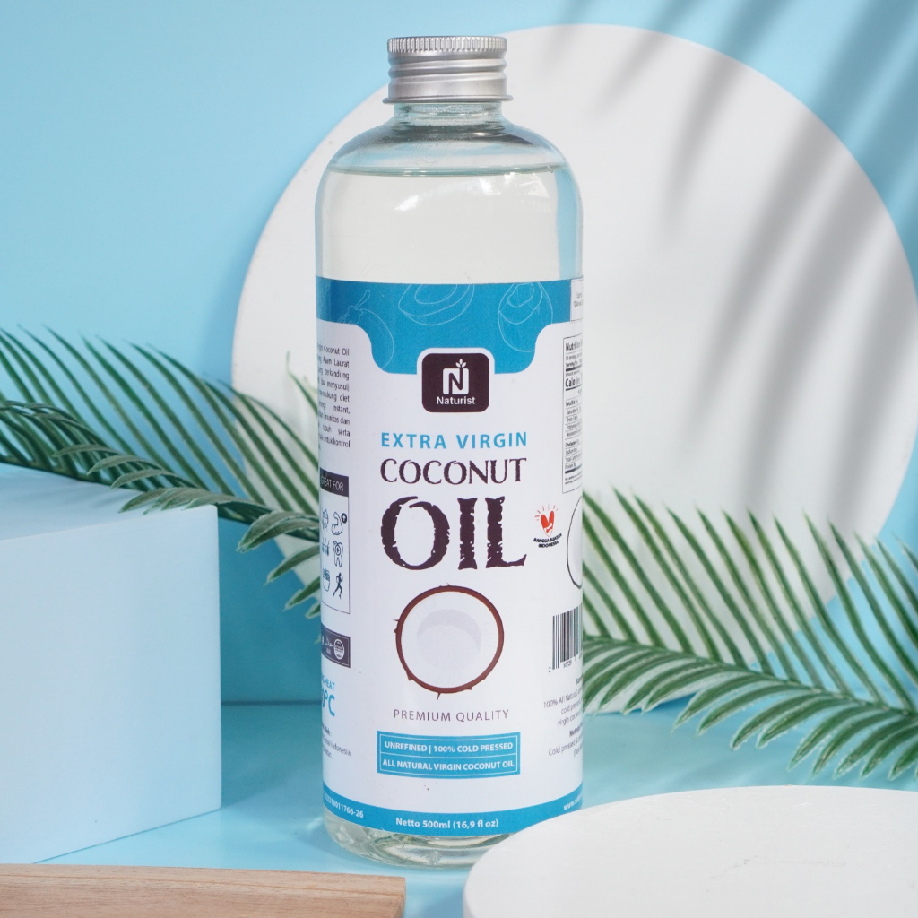 

LAKU NATURIST VCO ml / Minyak Kelapa Murni Virgin Coconut Oil / Coconut Oil Evco Vco Organik